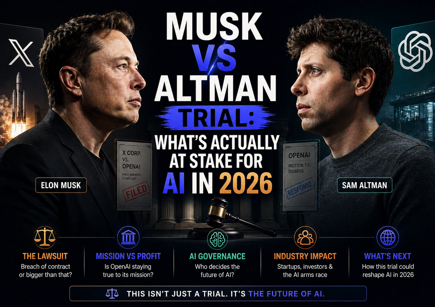 Musk vs Altman Trial: What’s Actually at Stake for AI in 2026